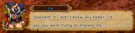 Splendid! If I didn't know better, I'd say you were trying to impress me...